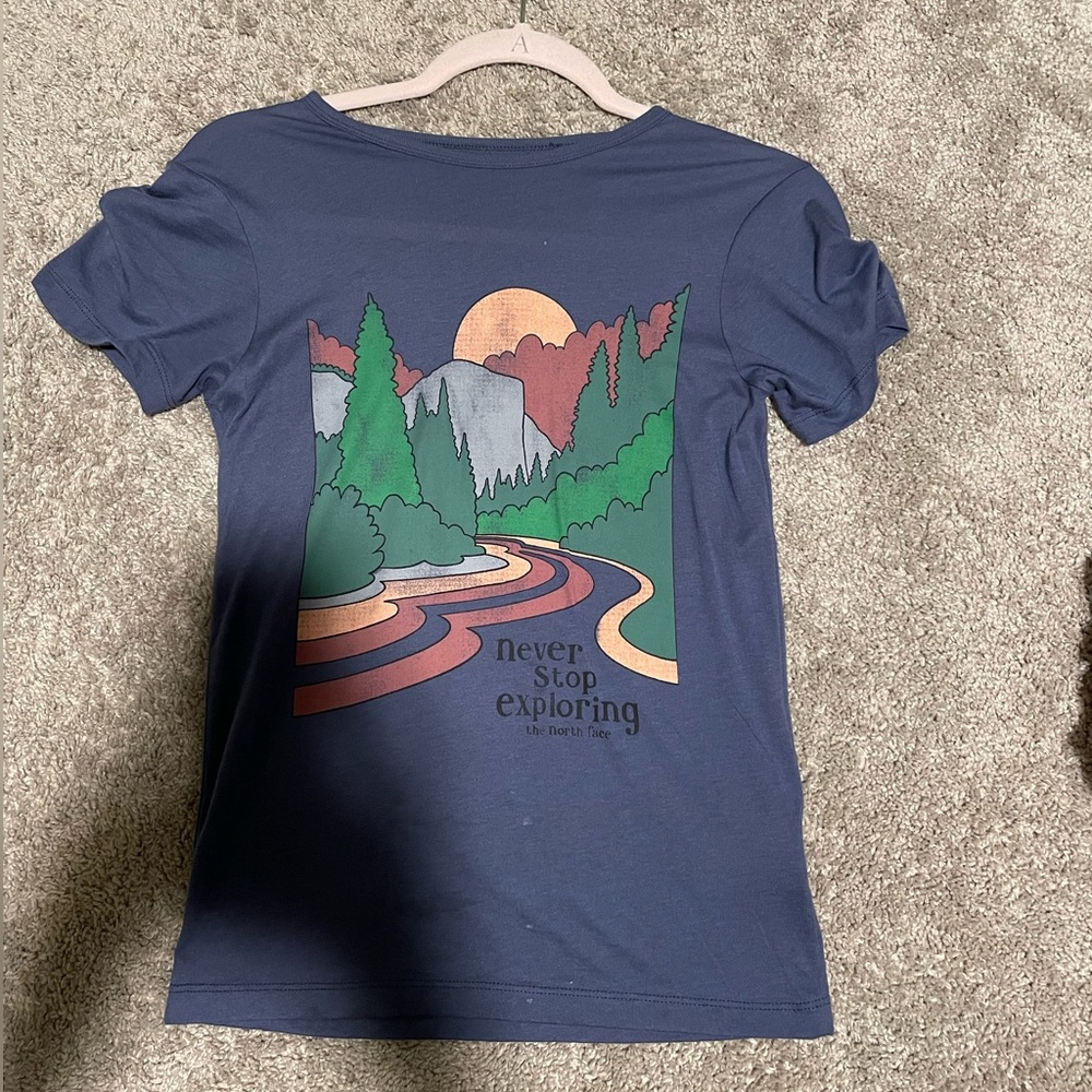 “Never Stop Exploring” North Face T Shirt